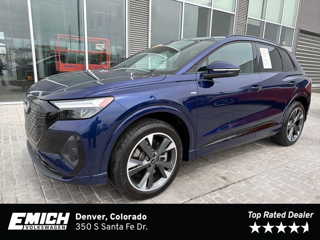 Navarra Blue Metallic 2024 Audi Q4 e-tron quattro Premium Plus 50 SUV / Crossover All-Wheel Drive Automatic