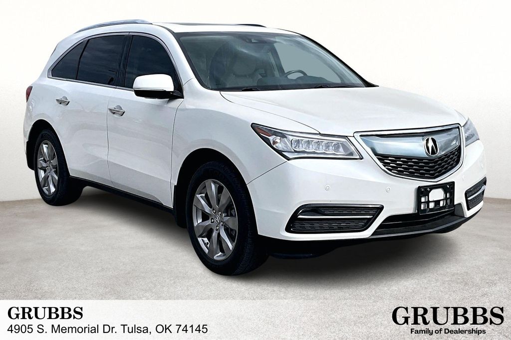 White Diamond Pearl 2016 Acura MDX SH-AWD with Advance Package SUV / Crossover All-Wheel Drive 9-Speed Automatic
