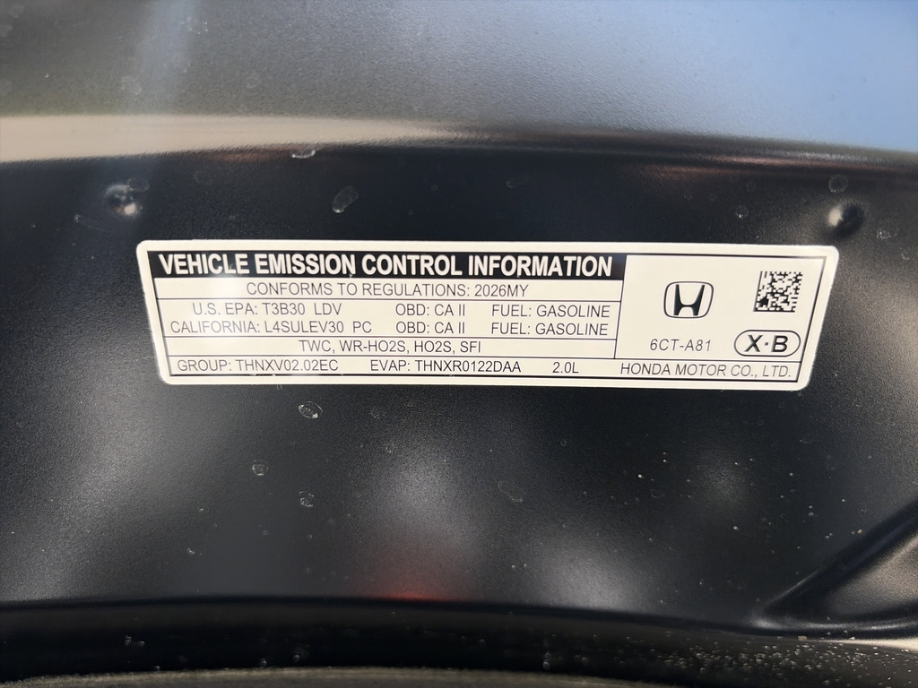 Certified Used 2026 Crystal Black Pearl Honda EX-L image 8