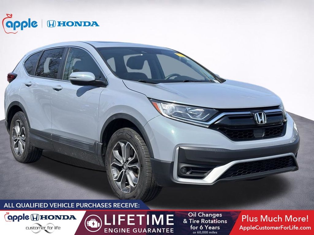 Gray 2022 Honda CR-V EX AWD SUV / Crossover All-Wheel Drive Continuously Variable Transmission
