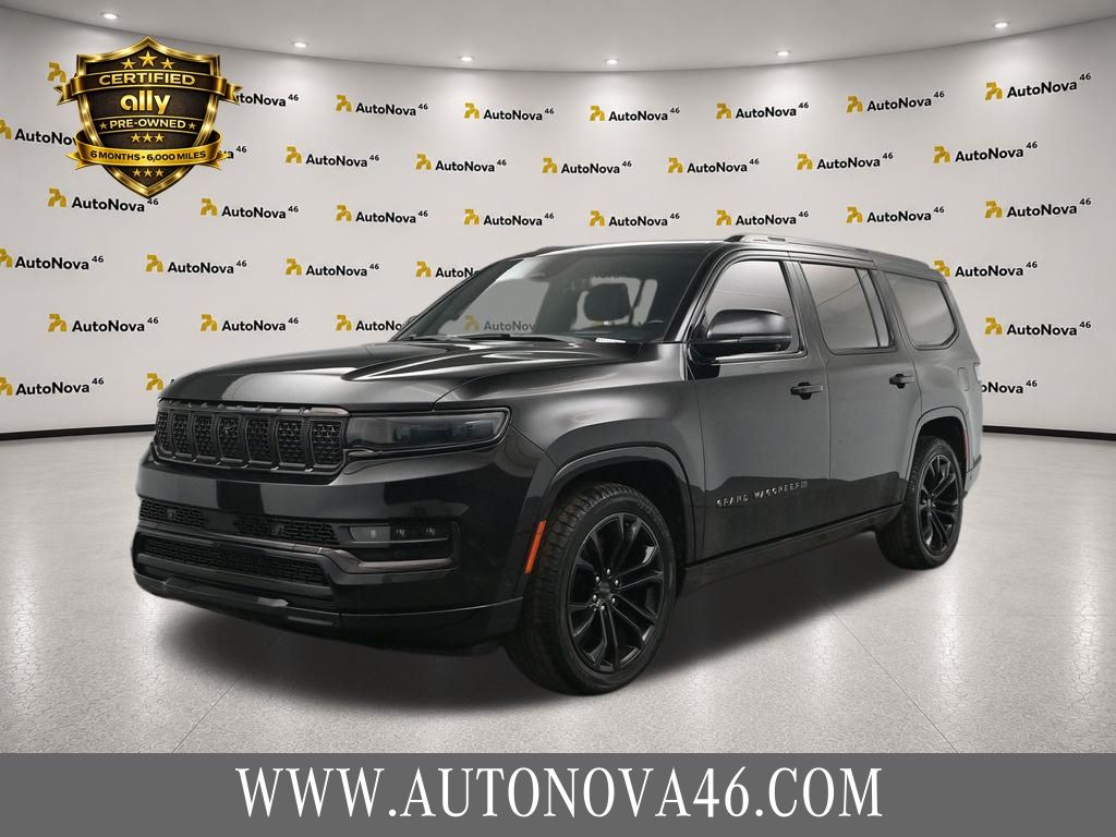 Black 2022 Jeep Grand Wagoneer SUV / Crossover Four-Wheel Drive 8-Speed Automatic