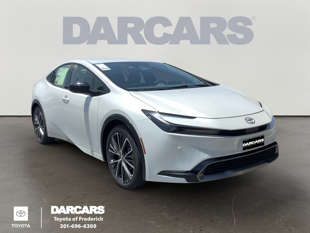White (Wind Chill Pearl) 2026 Toyota Prius Hatchback Front-Wheel Drive Continuously Variable Transmission