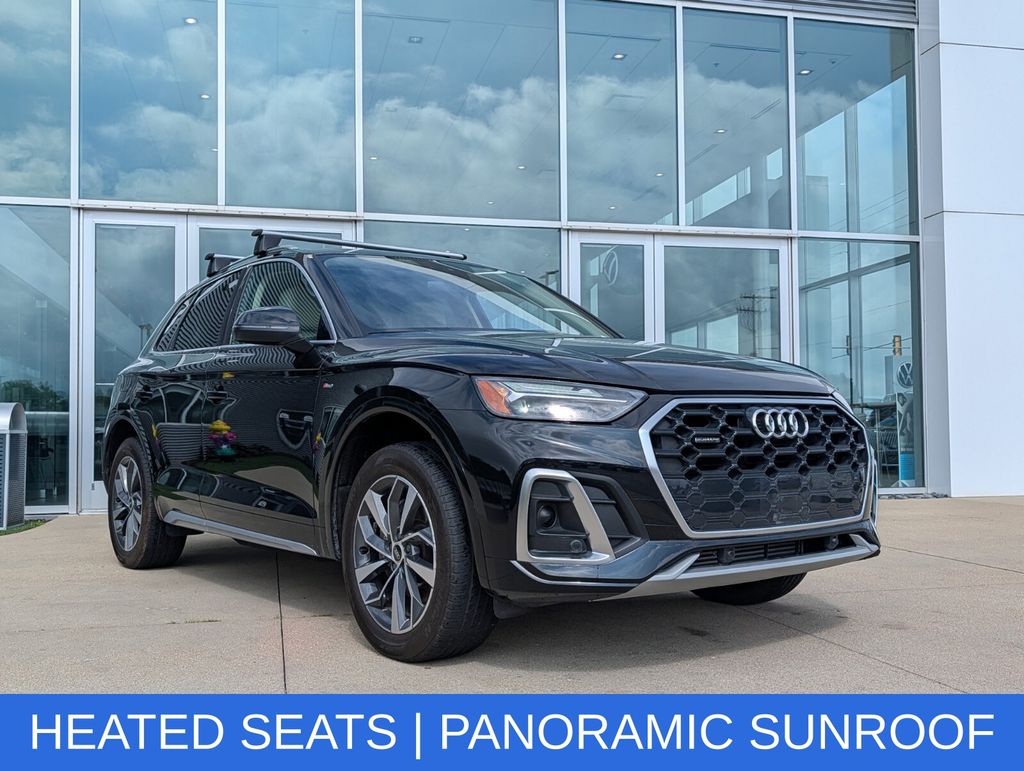 Black Metallic 2023 Audi Q5 SUV / Crossover All-Wheel Drive 7-Speed Automatic