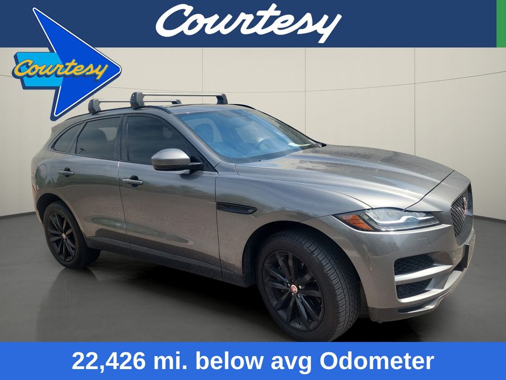 Corris Gray Metallic 2018 Jaguar F-PACE SUV / Crossover All-Wheel Drive 8-Speed Automatic
