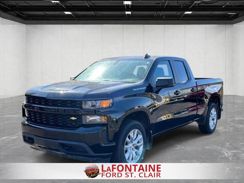 Black 2021 Chevrolet Silverado 1500 Pickup Truck Four-Wheel Drive 8-Speed Automatic