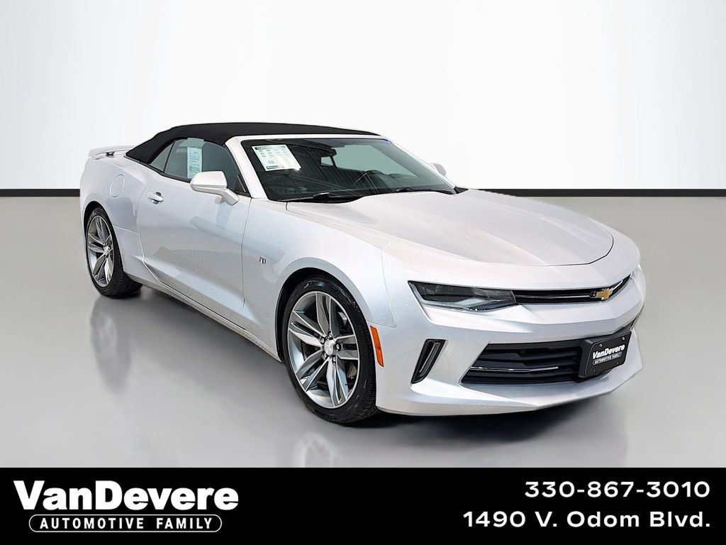 Silver Ice Metallic 2018 Chevrolet Camaro Convertible Rear-Wheel Drive 8-Speed Automatic