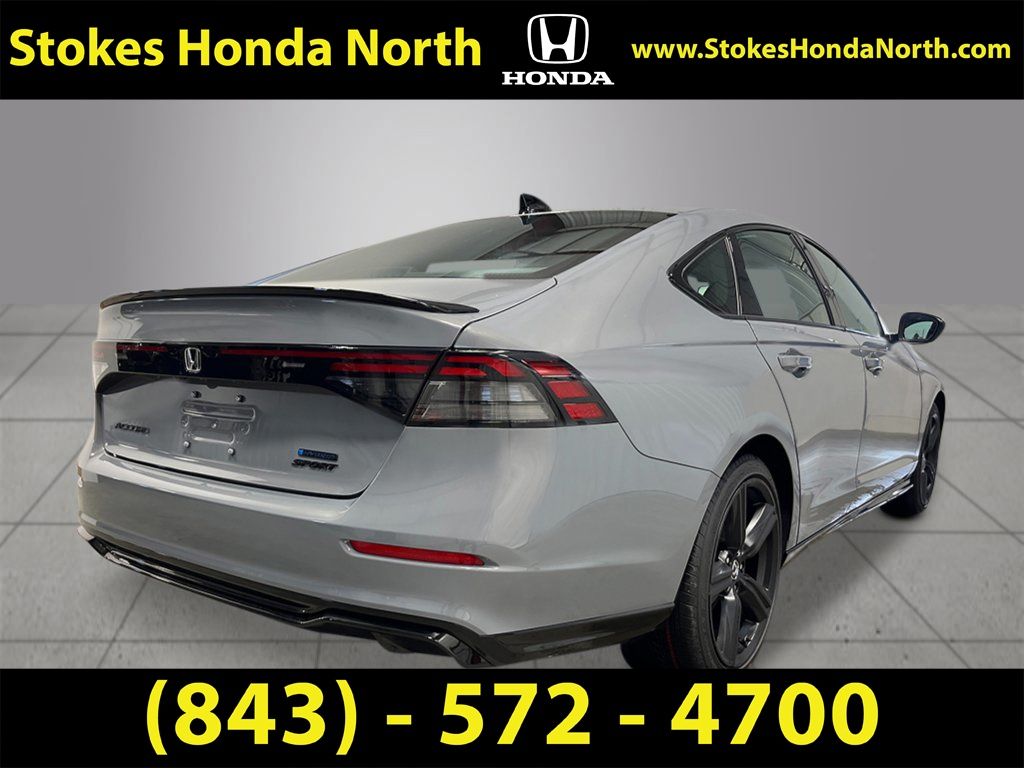 2026 Honda Accord Hybrid Sport-L Gray at Stokes Honda North