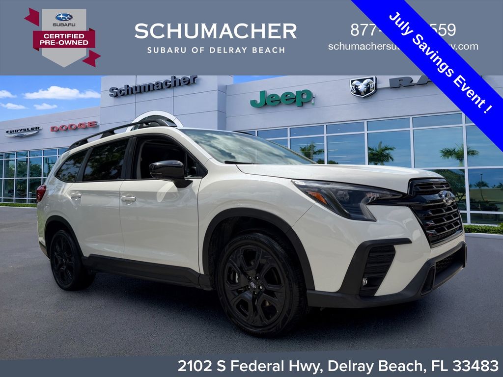 Crystal White Pearl 2024 Subaru Ascent SUV / Crossover All-Wheel Drive Continuously Variable Transmission