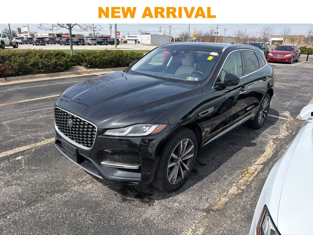 Black 2021 Jaguar F-PACE P340 S AWD SUV / Crossover All-Wheel Drive 8-Speed Automatic