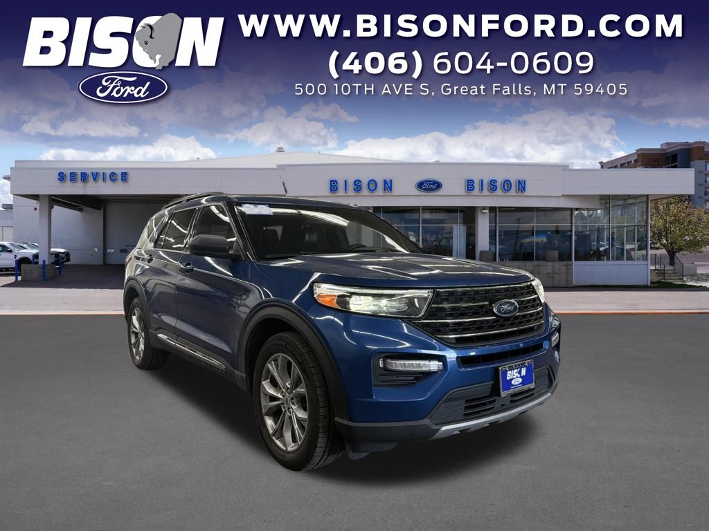 Atlas Blue Metallic 2020 Ford Explorer SUV / Crossover All-Wheel Drive Automatic