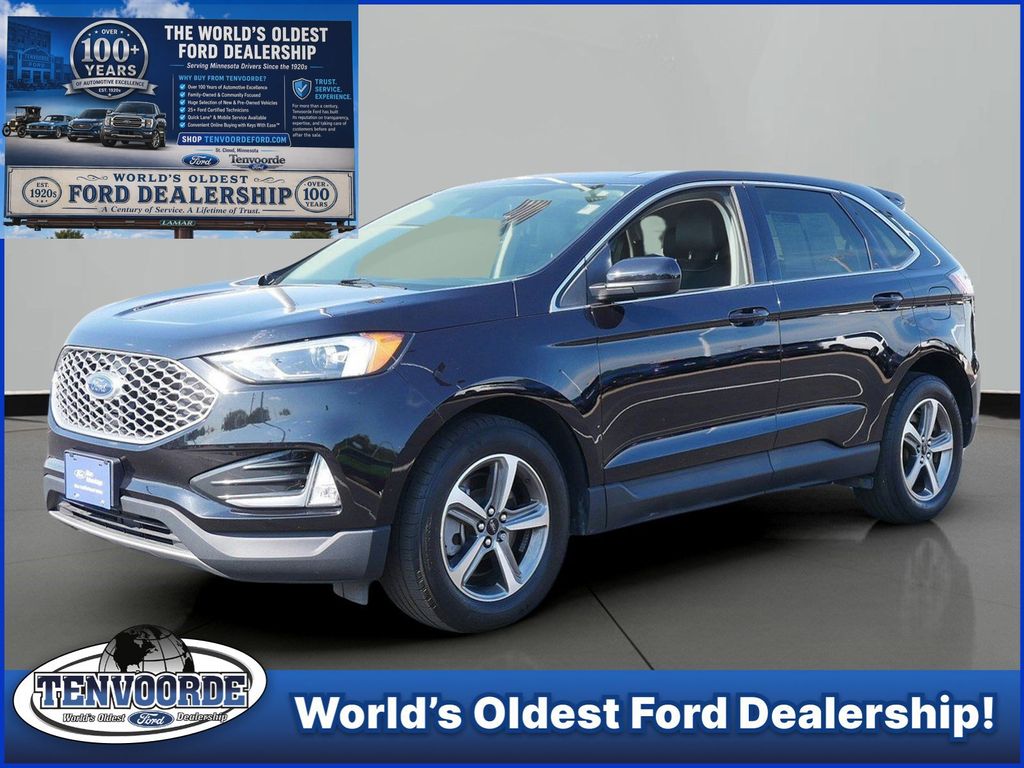Black Metallic 2023 Ford Edge SUV / Crossover All-Wheel Drive 8-Speed Automatic
