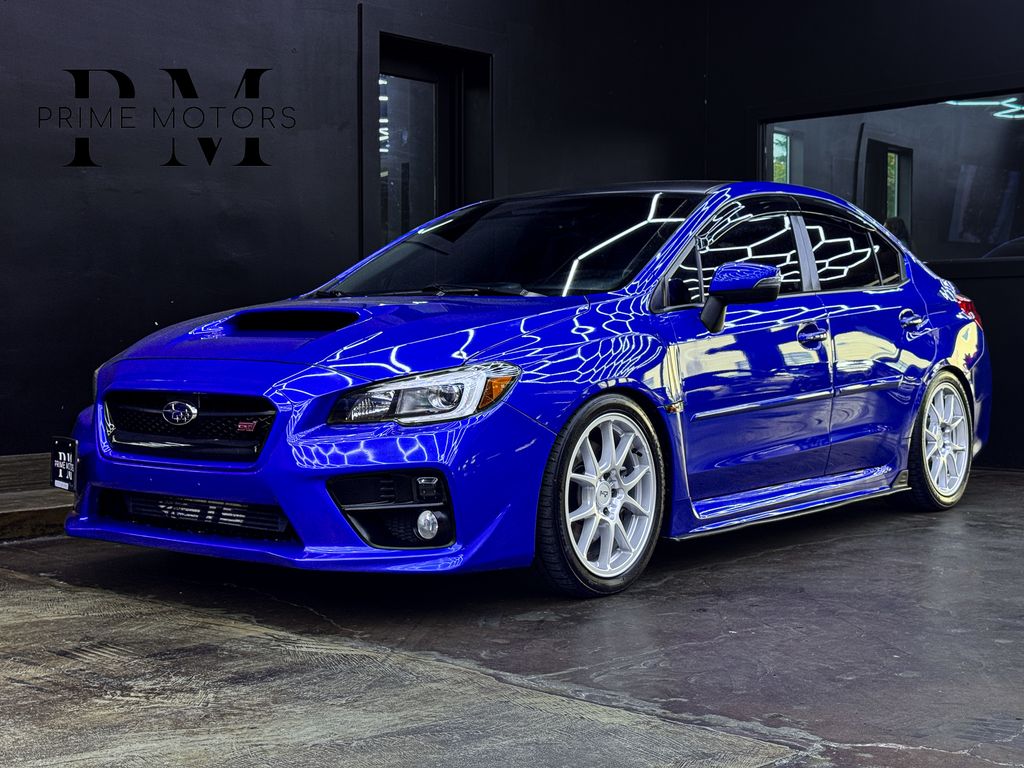2016 Subaru WRX STI Azul (WR Blue Pearl) Sedán Tracción en las cuatro ruedas 6 velocidades Manual