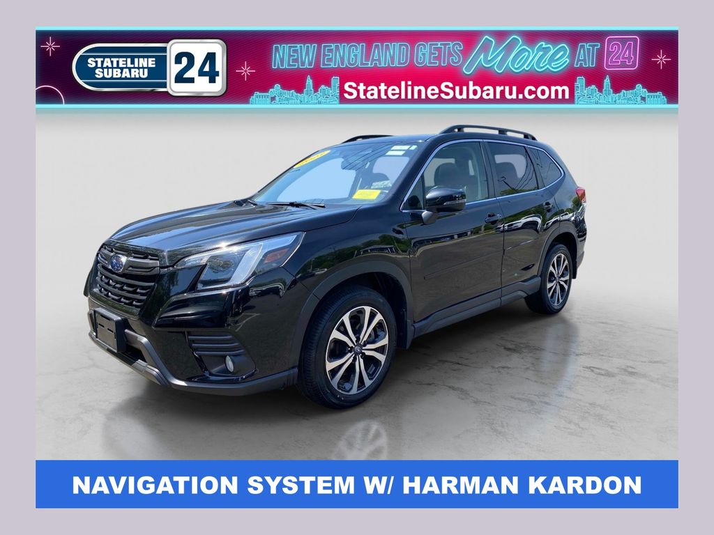 Crystal Black Silica 2023 Subaru Forester Limited Crossover AWD SUV / Crossover All-Wheel Drive Continuously Variable Transmission