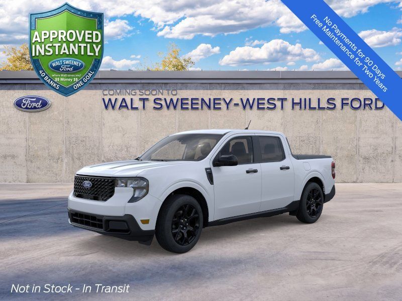 Space White Metallic 2026 Ford Maverick Pickup Truck All-Wheel Drive Continuously Variable Transmission