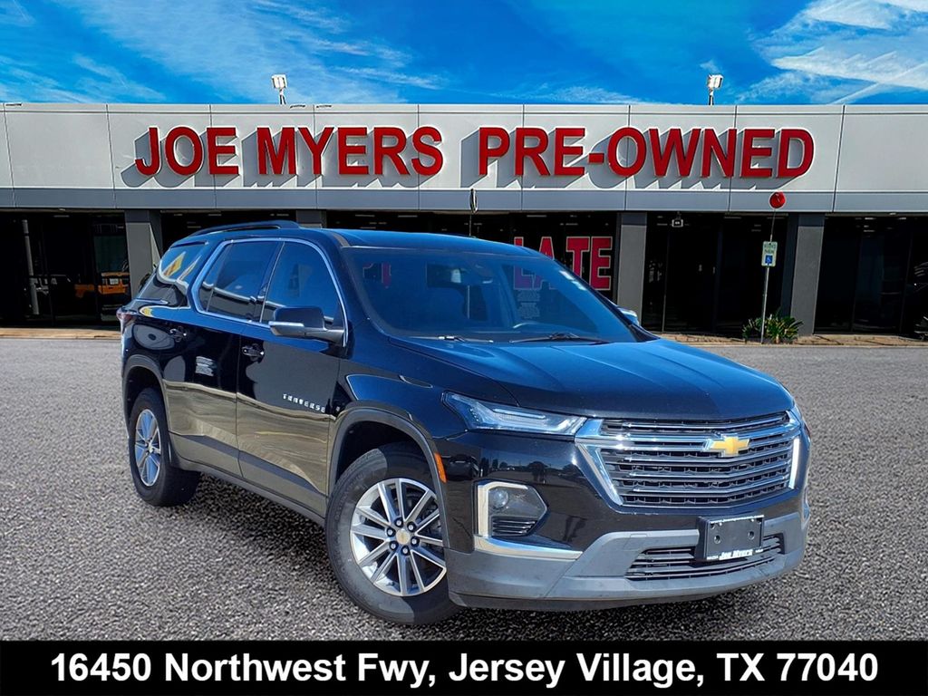2022 Chevrolet Traverse LT Leather Black at Texan Dodge Chrysler Jeep Ram
