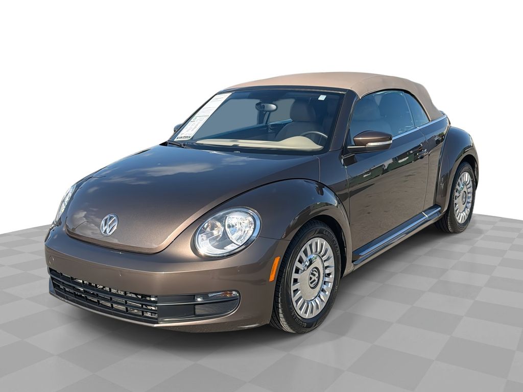 Brown Metallic 2015 Volkswagen Beetle 1.8T Convertible Convertible Front-Wheel Drive 6-Speed Automatic