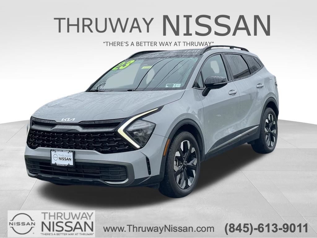 Wolf Gray 2023 Kia Sportage X-Line AWD SUV / Crossover All-Wheel Drive 8-Speed Automatic