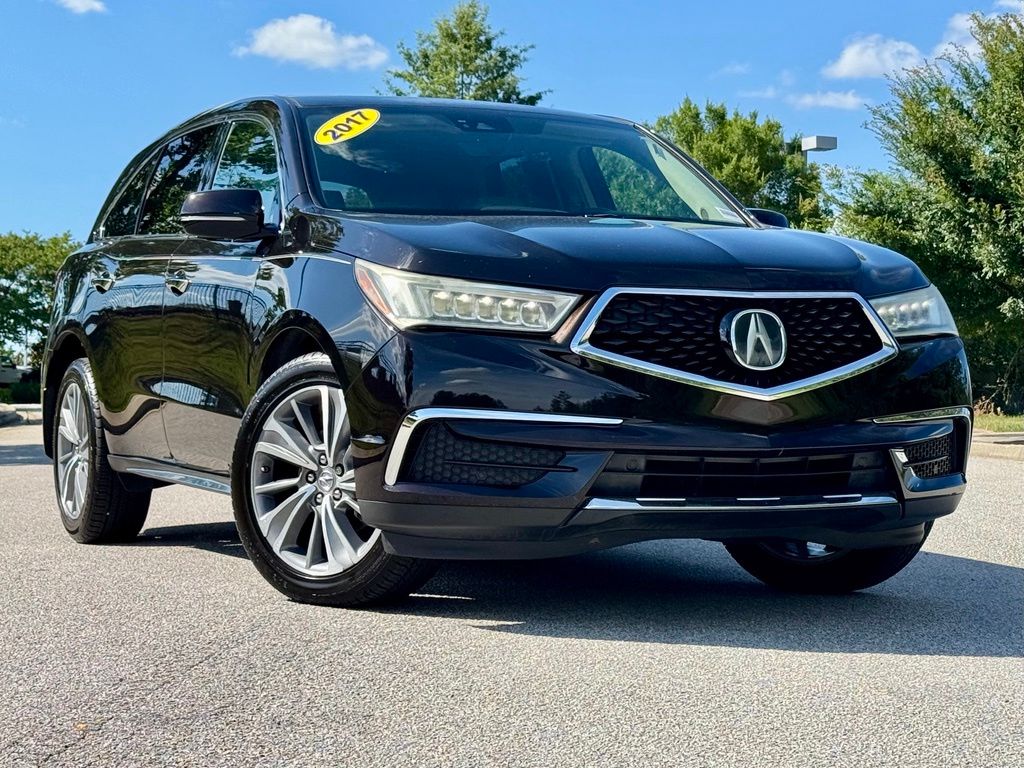 Black Copper Pearl 2017 Acura MDX SUV / Crossover All-Wheel Drive 9-Speed Automatic