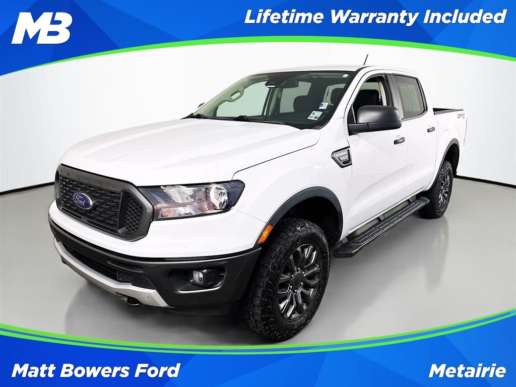Oxford White 2021 Ford Ranger Pickup Truck Four-Wheel Drive Automatic