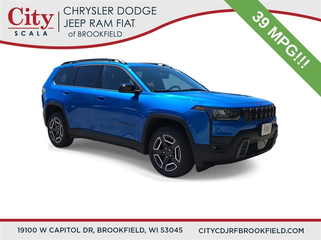 Hydro Blue Pearlcoat 2026 Jeep Cherokee Laredo 4WD SUV / Crossover Four-Wheel Drive Continuously Variable Transmission