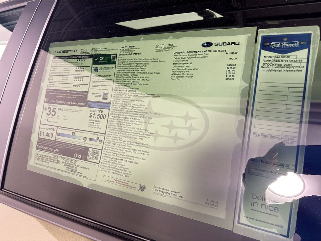 2026 Subaru Forester Touring Hybrid