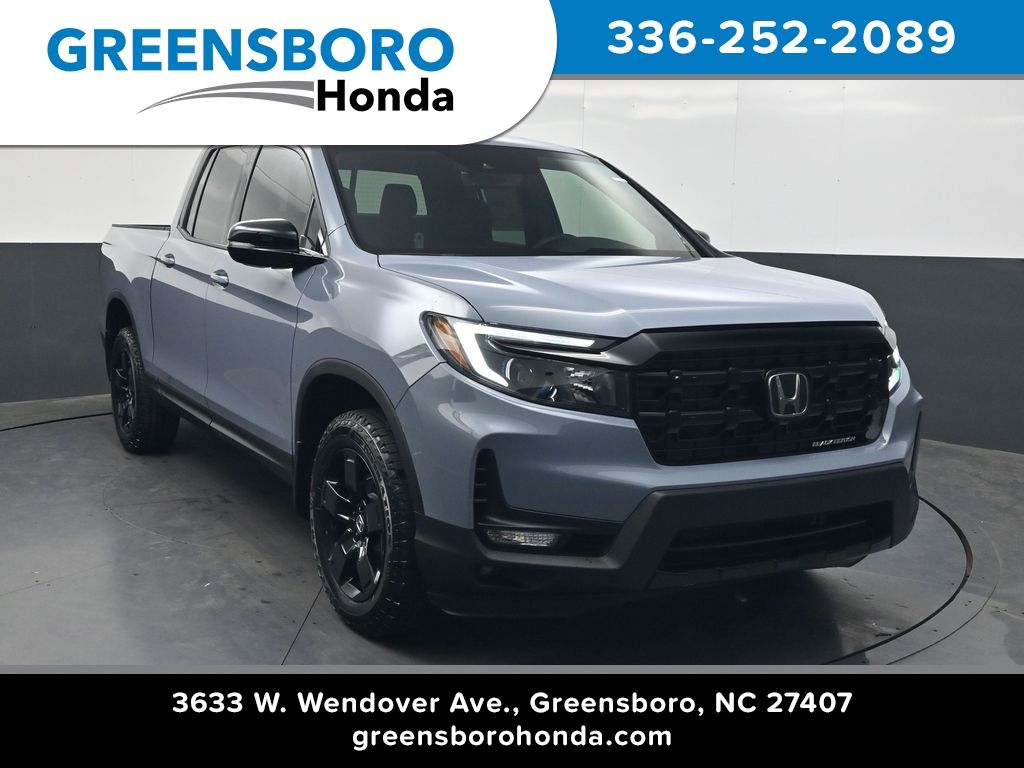 Gray 2026 Honda Ridgeline Black Edition AWD Pickup Truck All-Wheel Drive 9-Speed Automatic