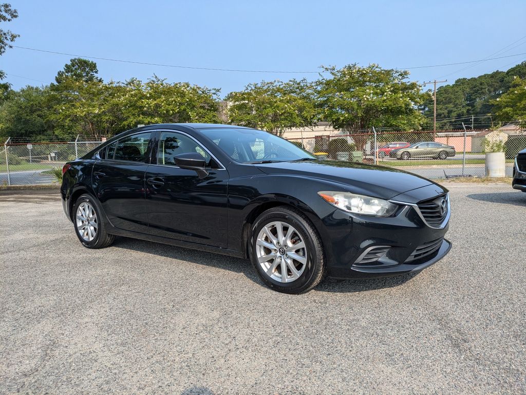 Jet Black Mica 2014 Mazda MAZDA6 Sedan Front-Wheel Drive 6-Speed Automatic