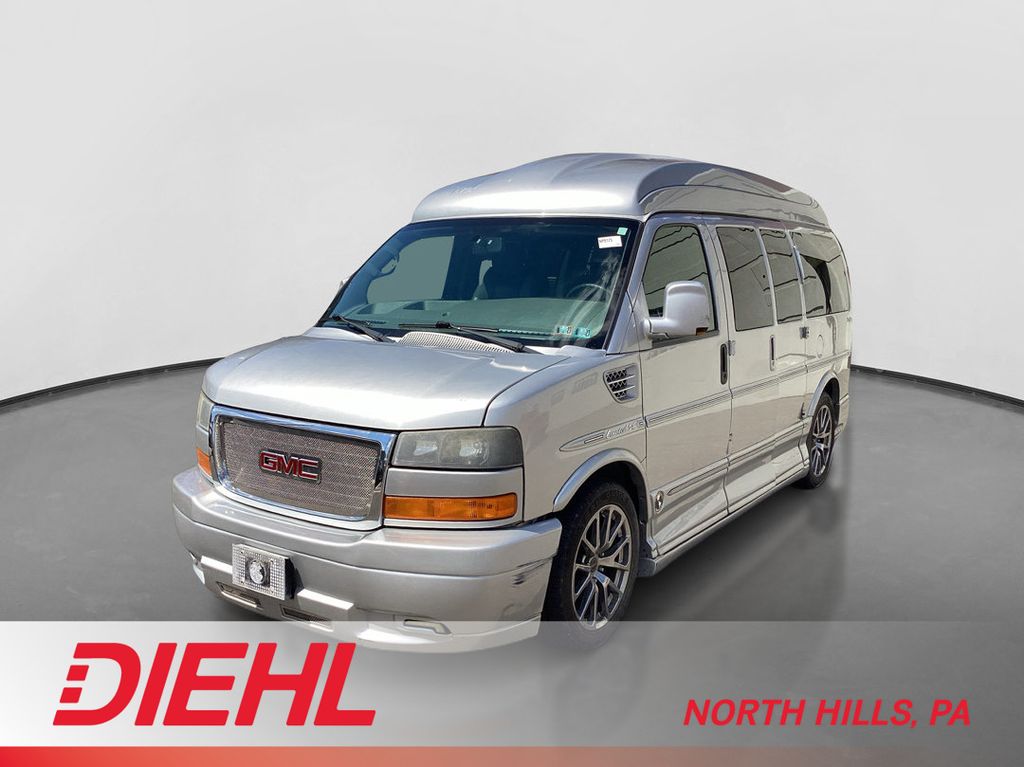 Pure Silver Metallic 2013 GMC Savana Cargo Van Rear-Wheel Drive 4-Speed Automatic Overdrive