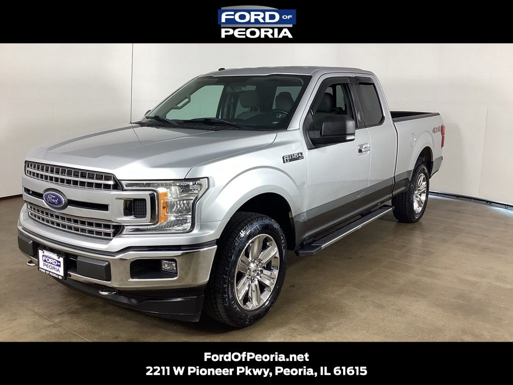 Ingot Silver Metallic 2018 Ford F-150 Pickup Truck Four-Wheel Drive Automatic