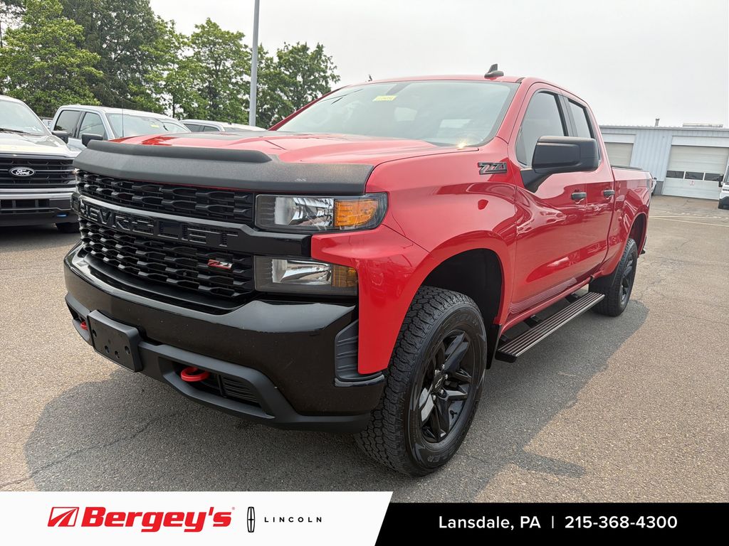 Red Hot 2019 Chevrolet Silverado 1500 Pickup Truck Four-Wheel Drive 6-Speed Automatic Overdrive