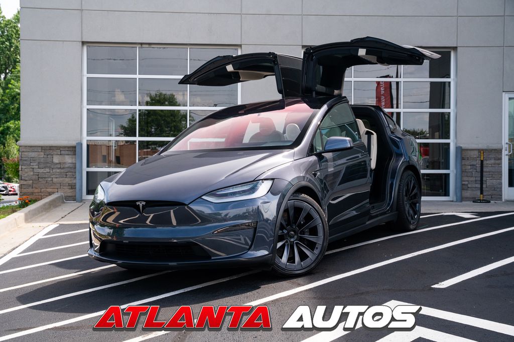 Stealth Gray 2023 Tesla Model X Standard Range AWD Sedan All-Wheel Drive 1-Speed Automatic