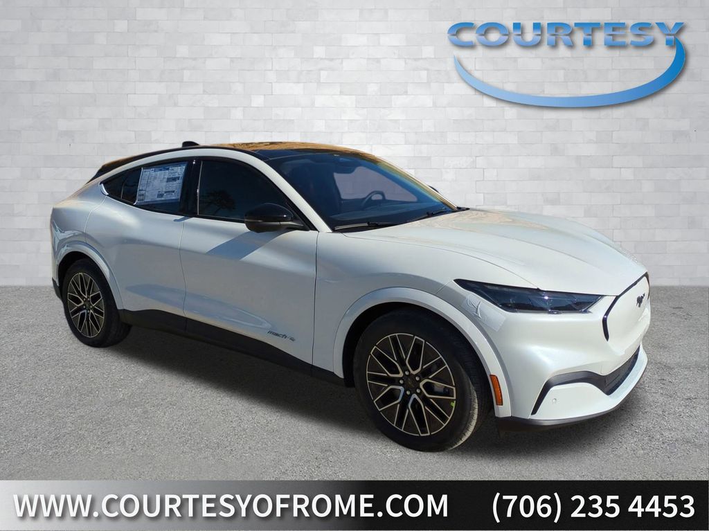 Star White Metallic Tri-Coat 2025 Ford Mustang Mach-E SUV / Crossover All-Wheel Drive Automatic