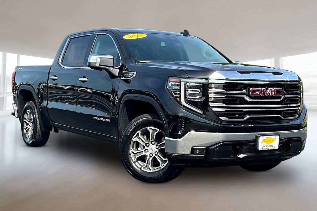 Onyx Black 2025 GMC Sierra 1500 Pickup Truck Four-Wheel Drive Automatic