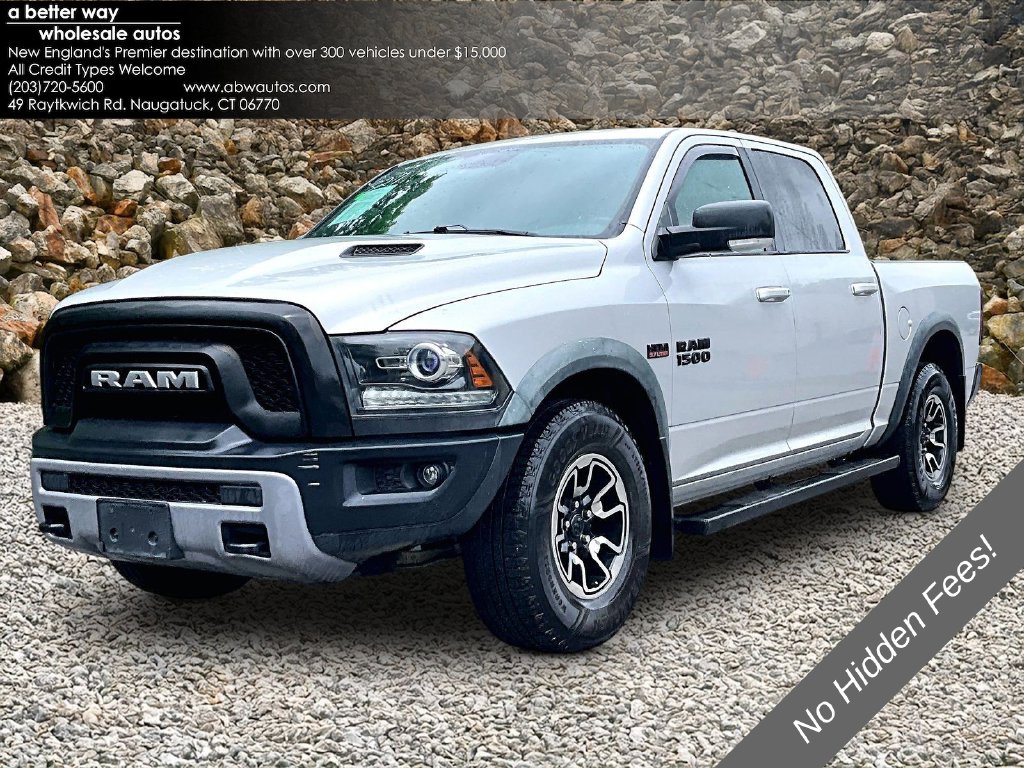 Bright Silver Clearcoat Metallic 2016 RAM 1500 Pickup Truck Four-Wheel Drive 8-Speed Automatic