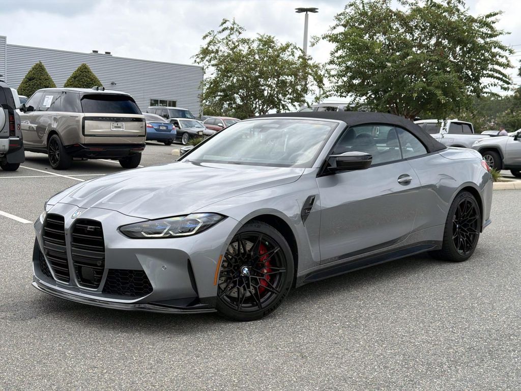 Skyscraper Gray Metallic 2024 BMW M4 Convertible All-Wheel Drive 8-Speed Automatic