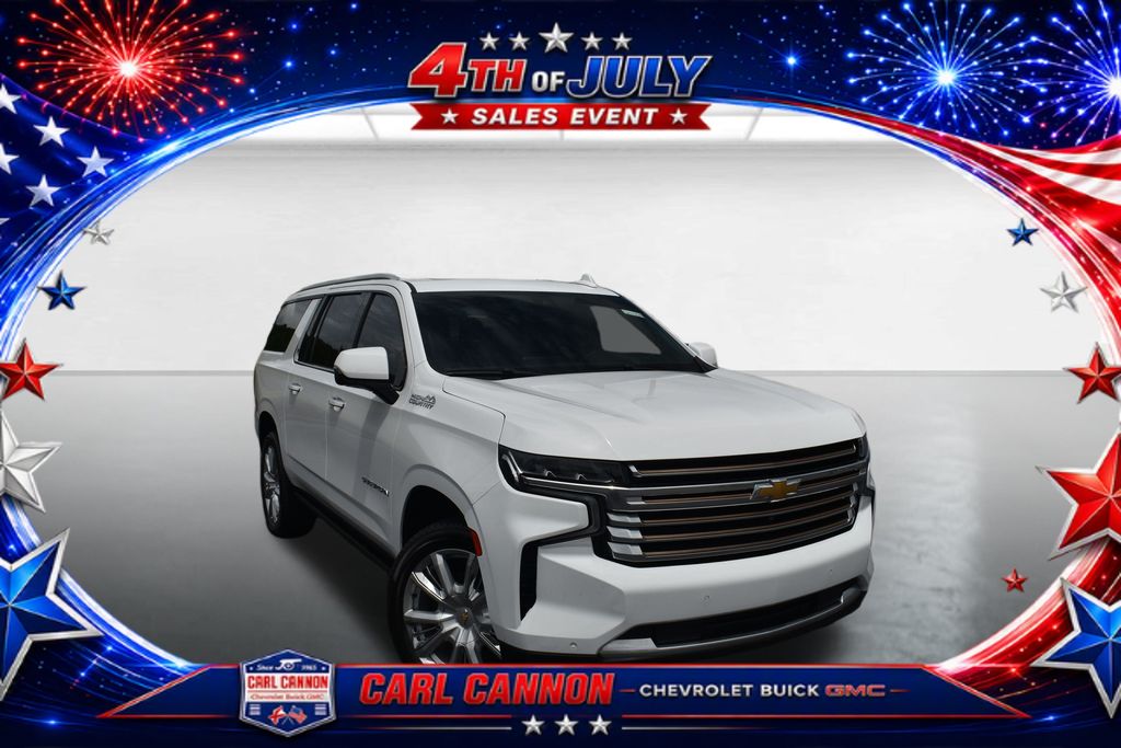 Summit White 2021 Chevrolet Suburban SUV / Crossover Four-Wheel Drive