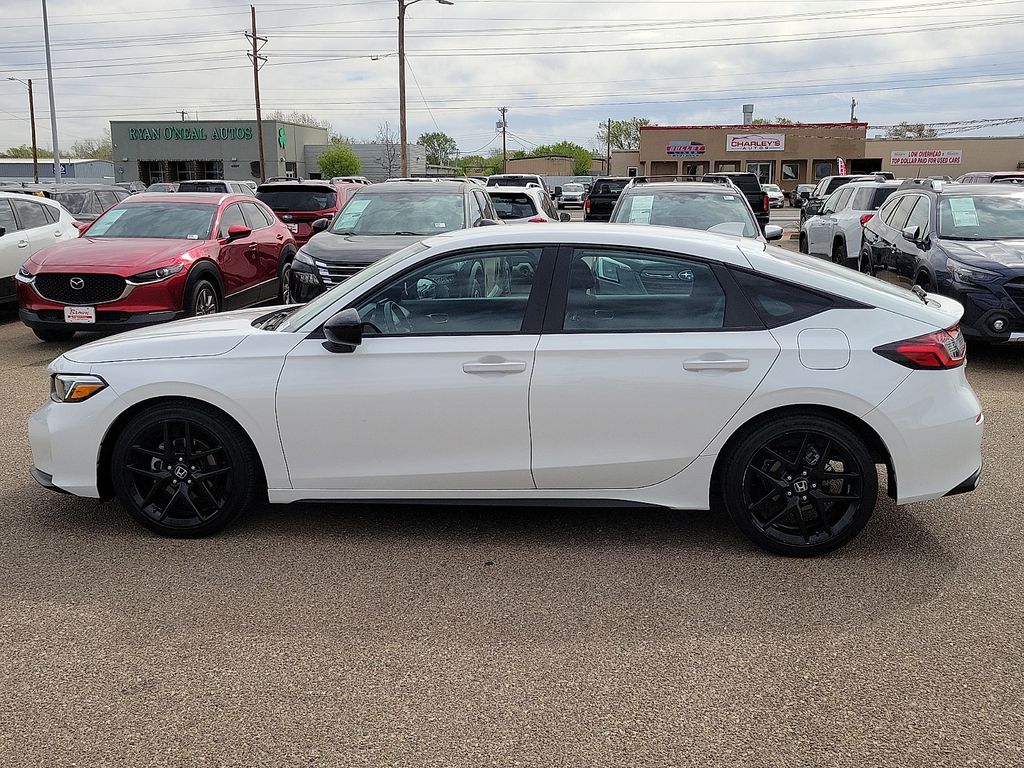 2025 Honda Civic Sport White at Brown Honda
