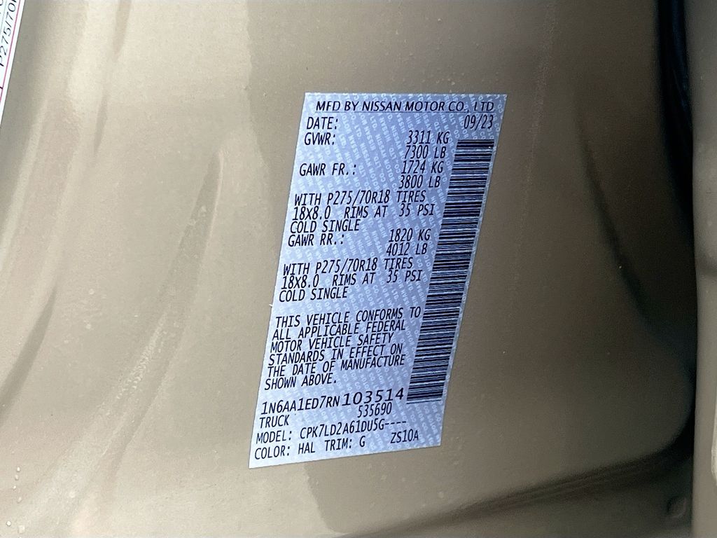 2024 Nissan Titan PRO-4X Beige at AutoSavvy Houston Northwest