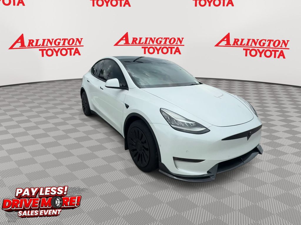 Used 2021 Tesla Model Y Long Range with VIN 5YJYGDEE7MF255763 for sale in Jacksonville, FL