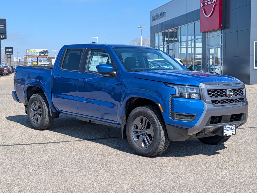 Bluestone Pearl 2026 Nissan Frontier SV Crew Cab 4WD Pickup Truck Four-Wheel Drive 9-Speed Automatic Overdrive