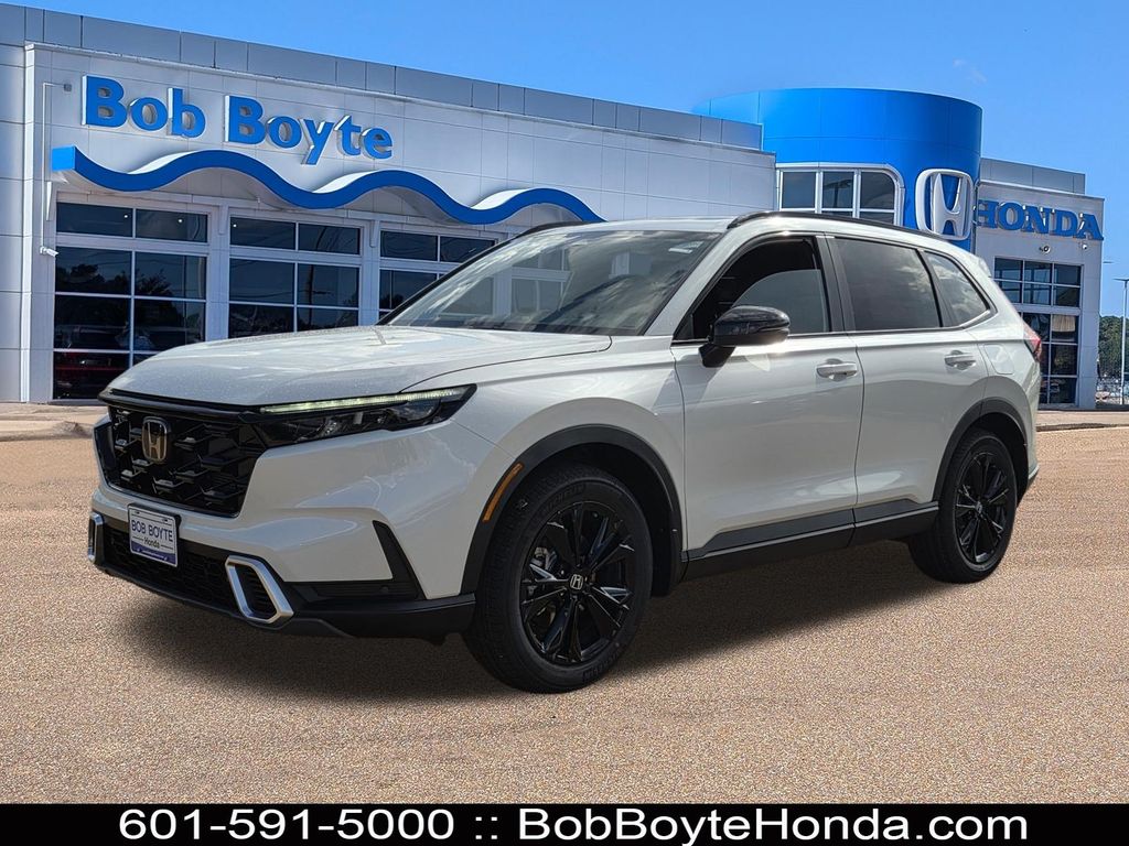 Gray (Platinum) 2027 Honda CR-V Hybrid SUV / Crossover All-Wheel Drive 