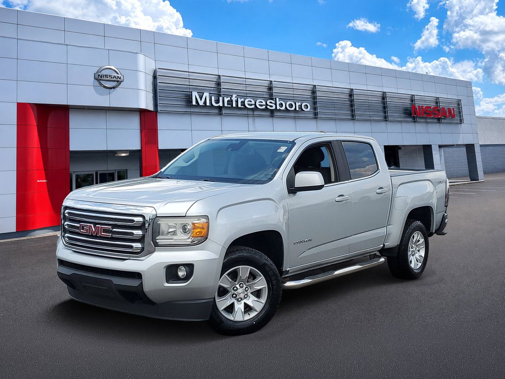 Quicksilver Metallic 2018 GMC Canyon Pickup Truck Four-Wheel Drive 8-Speed Automatic