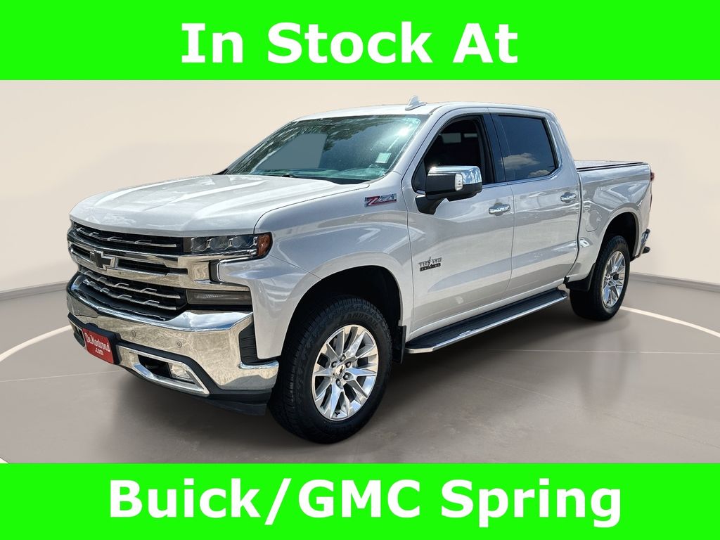 White (Iridescent Pearl Tricoat) 2021 Chevrolet Silverado 1500 Pickup Truck Four-Wheel Drive 8-Speed Automatic