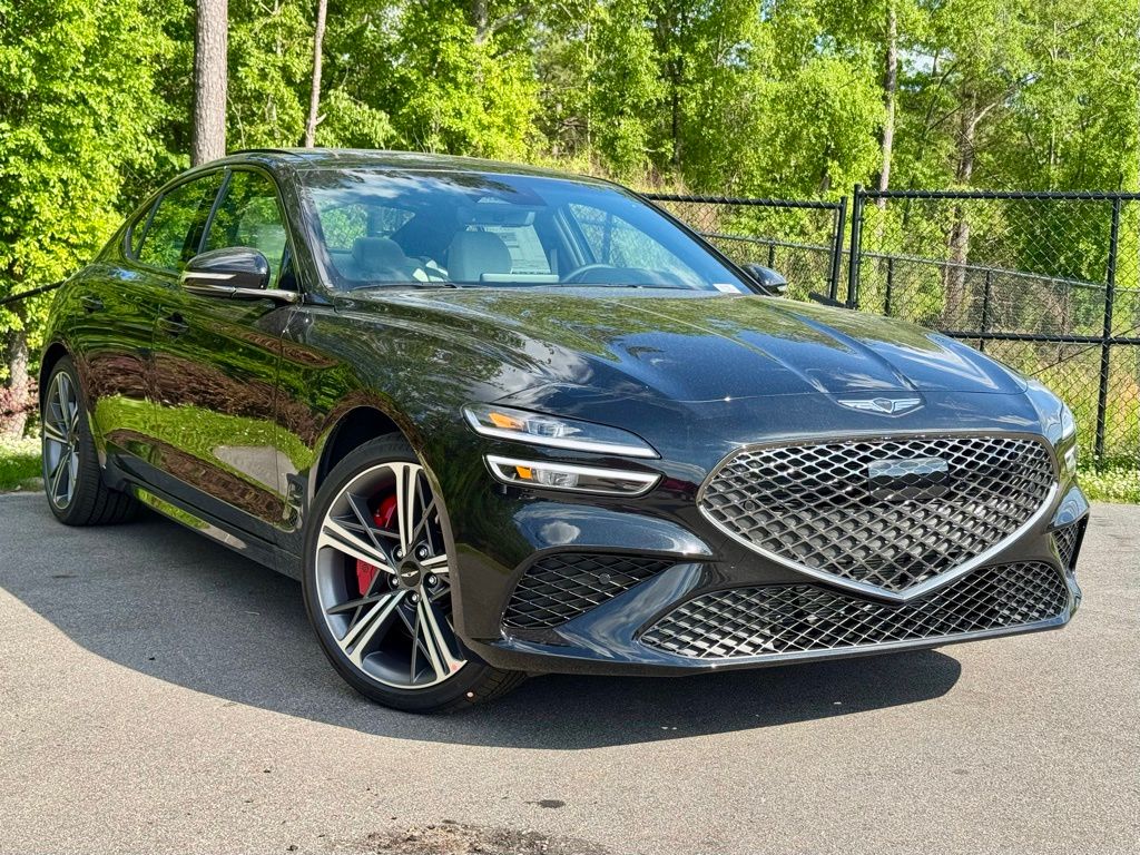 Vik Black 2025 Genesis G70 2.5T Sport Prestige RWD Sedan Rear-Wheel Drive 8-Speed Automatic