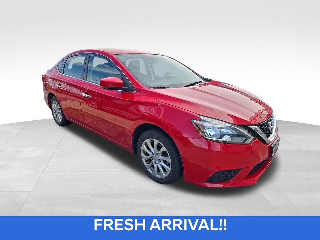 Red Alert 2018 Nissan Sentra Sedan Front-Wheel Drive Continuously Variable Transmission