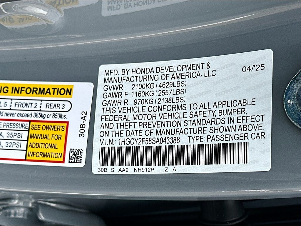 2025 Honda Accord Sport 23