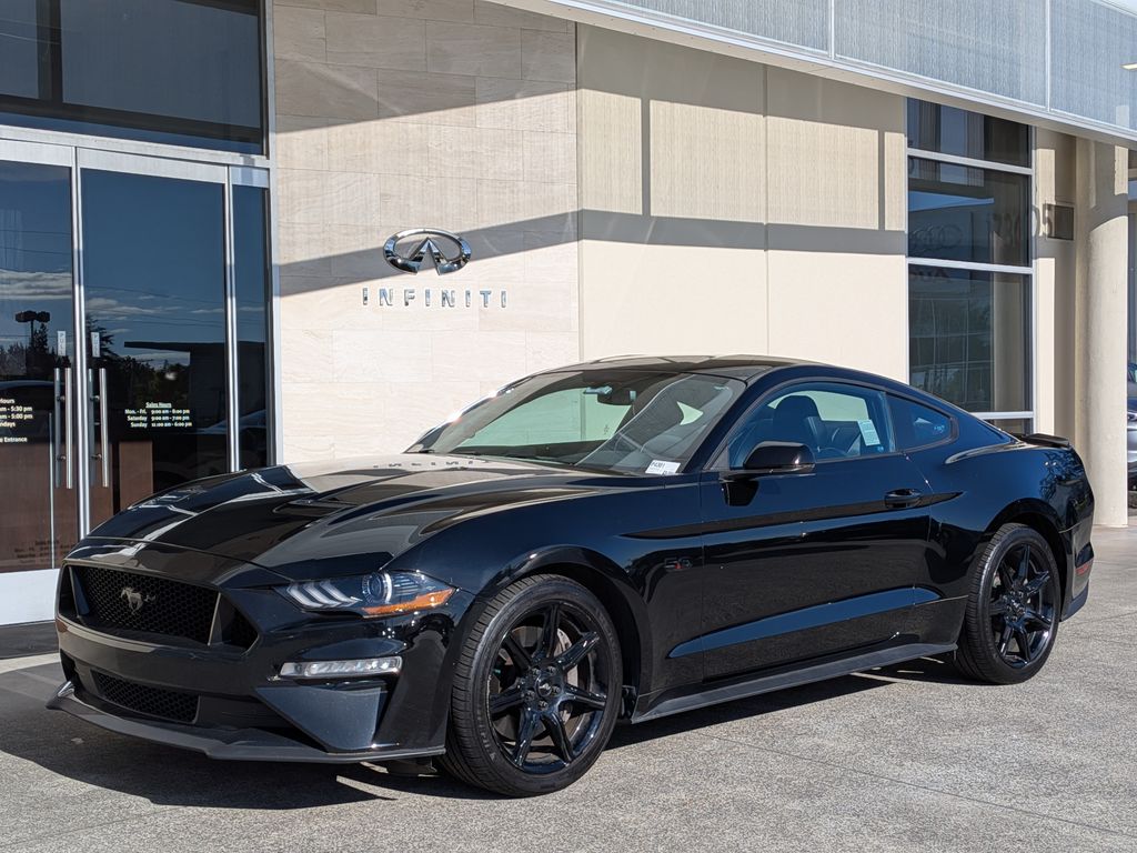 Shadow Black 2018 Ford Mustang GT Premium Coupe RWD Coupe Rear-Wheel Drive Automatic