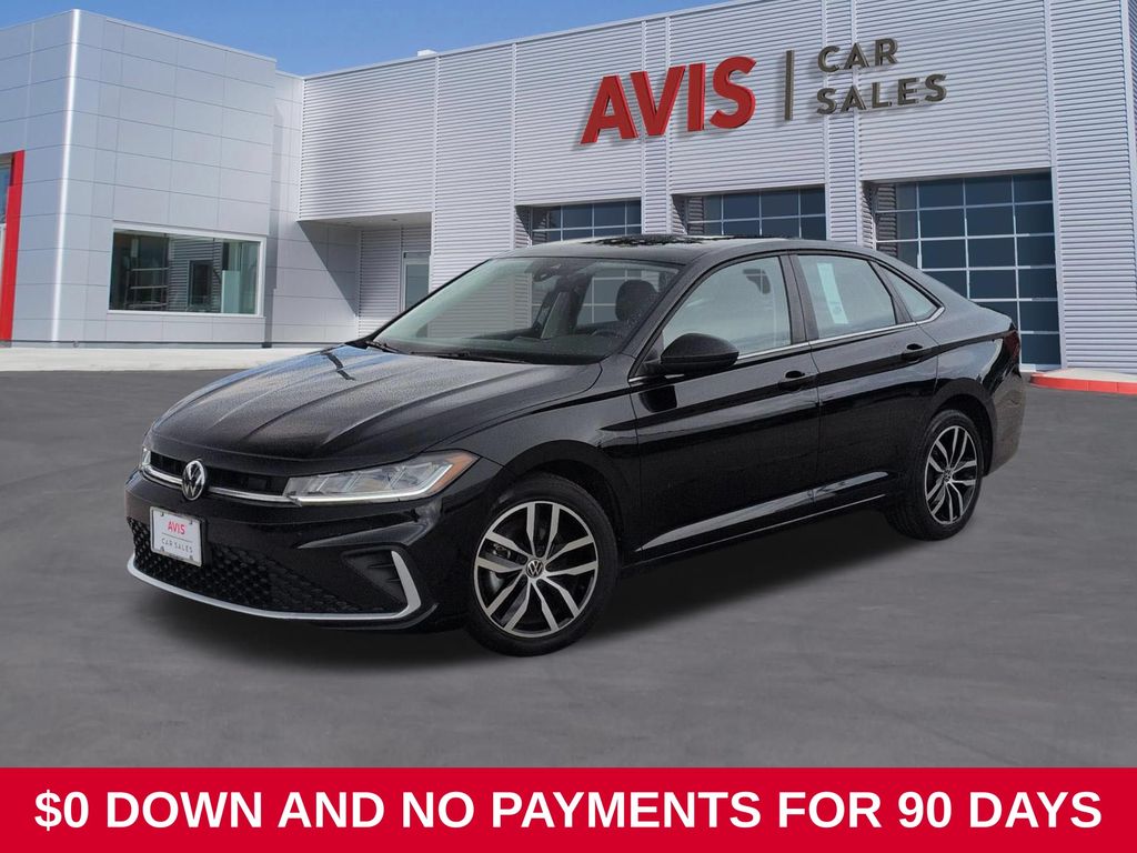 Black 2025 Volkswagen Jetta Sedan Front-Wheel Drive 8-Speed Automatic