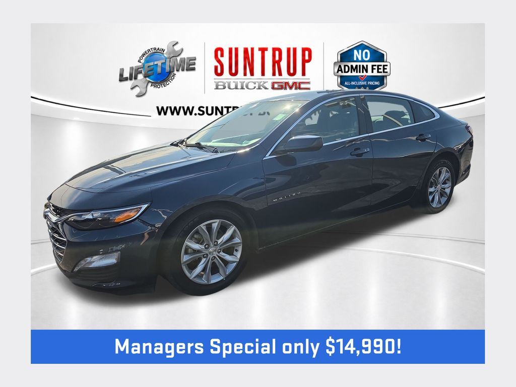 Northsky Blue Metallic 2022 Chevrolet Malibu Sedan Front-Wheel Drive Continuously Variable Transmission