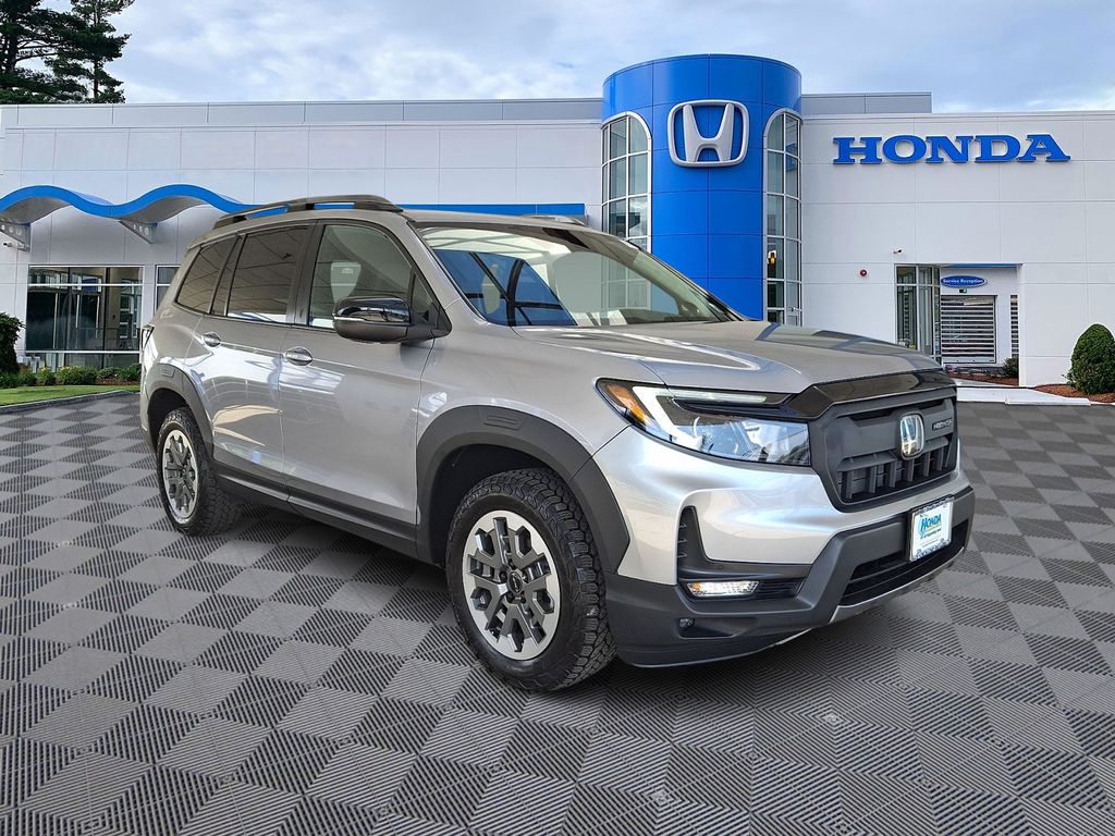 Silver 2025 Honda Passport SUV / Crossover All-Wheel Drive 9-Speed Automatic